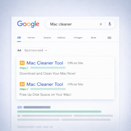 Lažni Google oglasi za „Mac cleaner“ šire malver